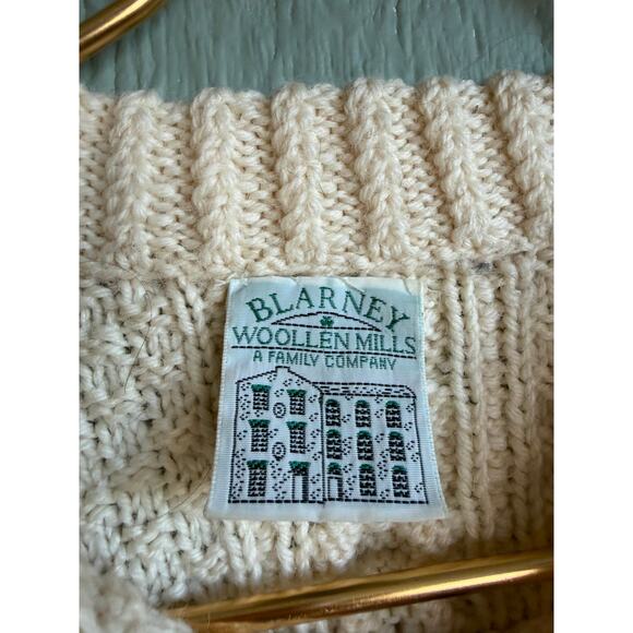 Vintage Blarney Woolen Mills Wool Knit Sweater, Large - Picture 4 of 6